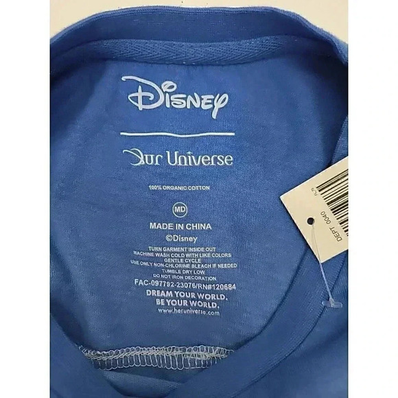 Disney Our Universe Tee Shirt Women's Size Medium New with Tags Aladdin Genie - Picture 6 of 7